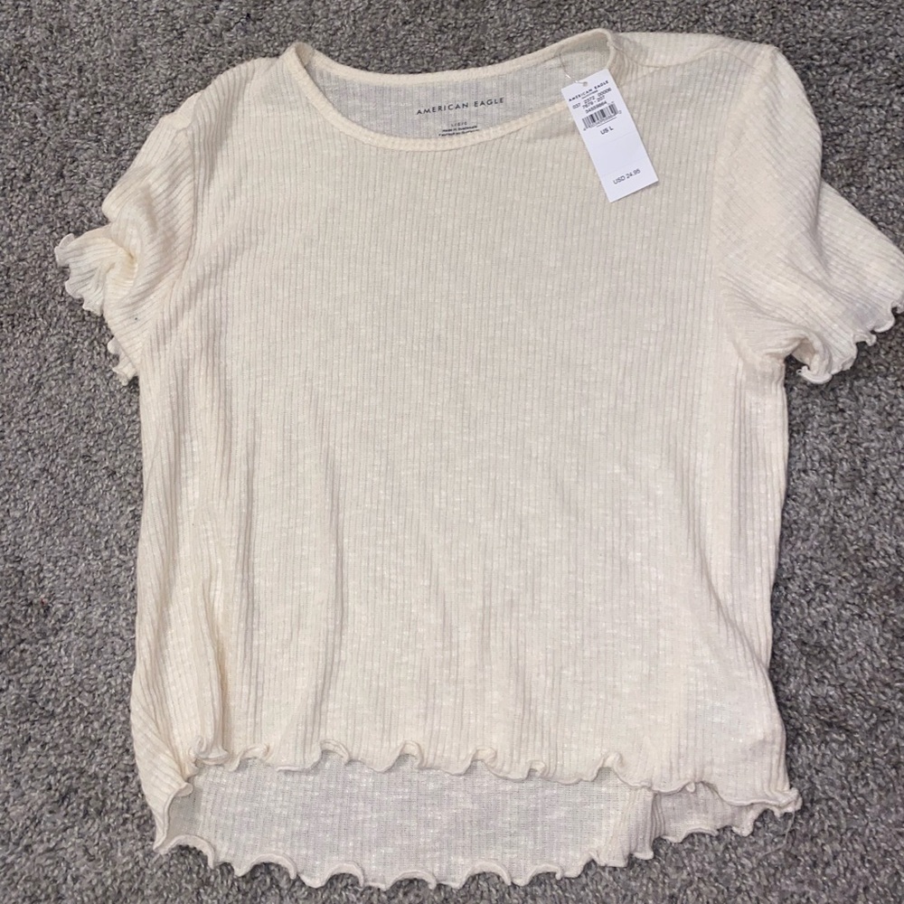 American Eagle Cream fitting top